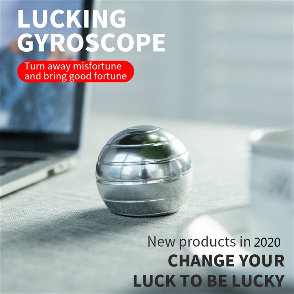 Lllusion Che Scorre Desktop Sfera Spinning Top Giocattoli Per I Bambini di Età Sferica Giroscopio Ufficio Limitatrice di Pressione di Decompressione Regalo