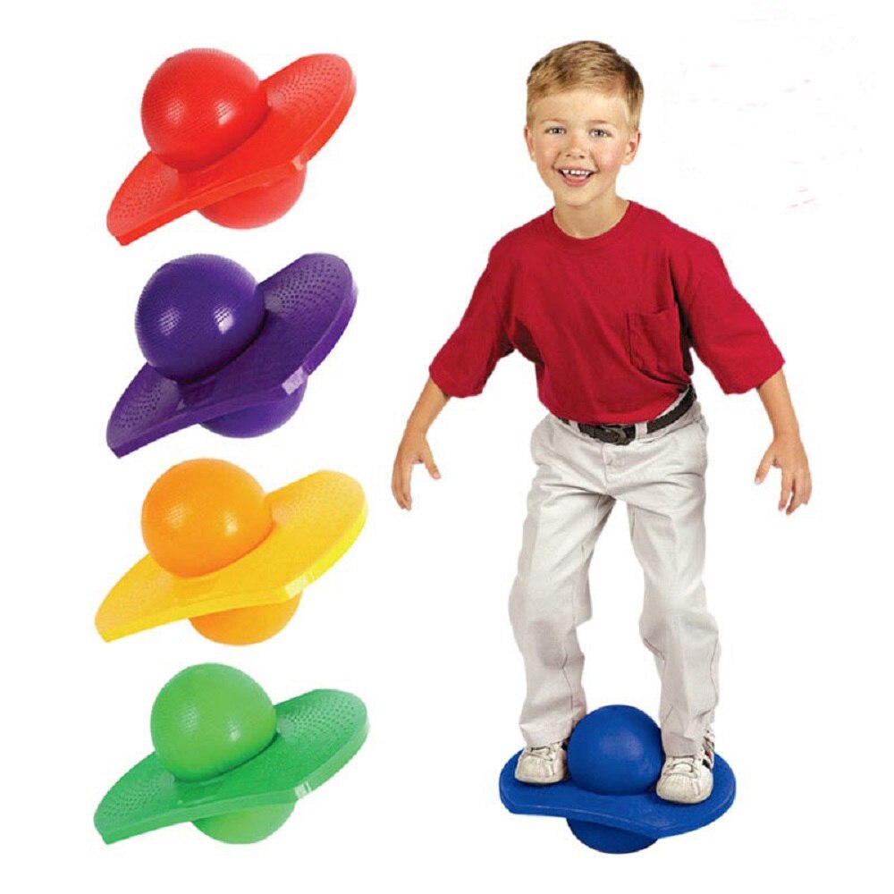 Boule trémie pour enfants, jouet d'équilibre, boule de saut gonflable, plateau d'équilibre, équipement d'exercice à l'intérieur, multicolore, nouveauté