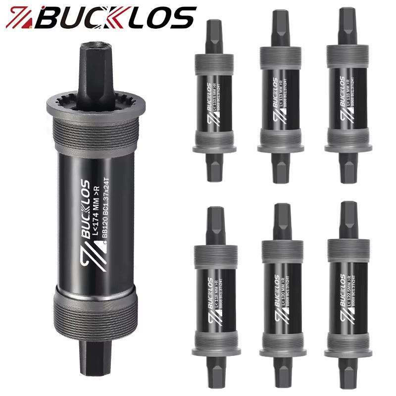 BUCKLOS Fahrrad Tretlager Rennrad Mountainbike Platz Kurbel BB BB68 BB80 BB90 BB100 BB110 BB120 für MTB E-Bike Kurbelgarnitur Teil