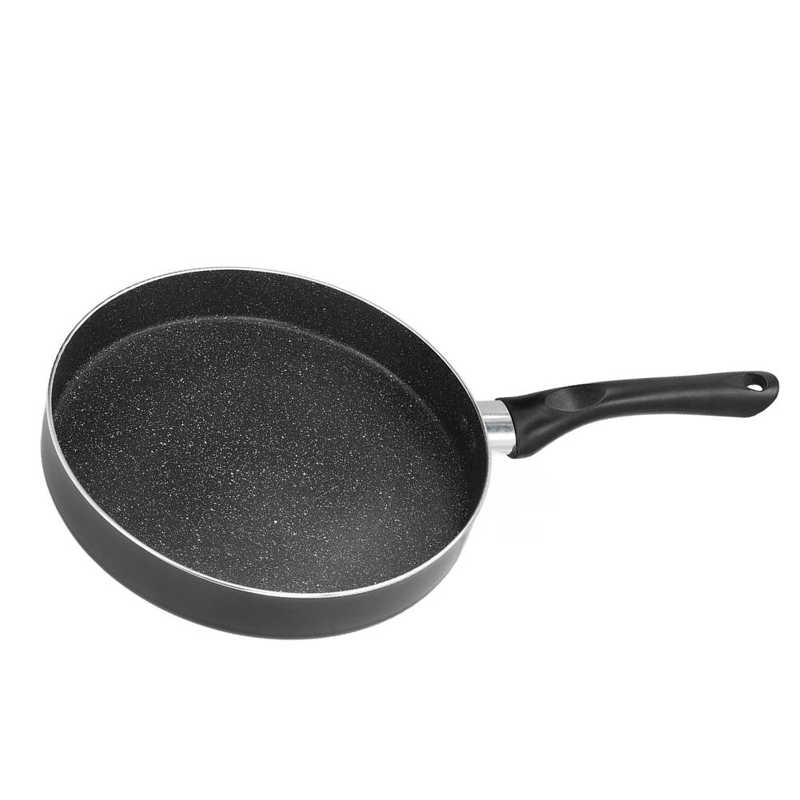 Egg Pan Flat Bottomed Frying Pan Nonstick Easy Clean Wear Resistant for Gas Stove