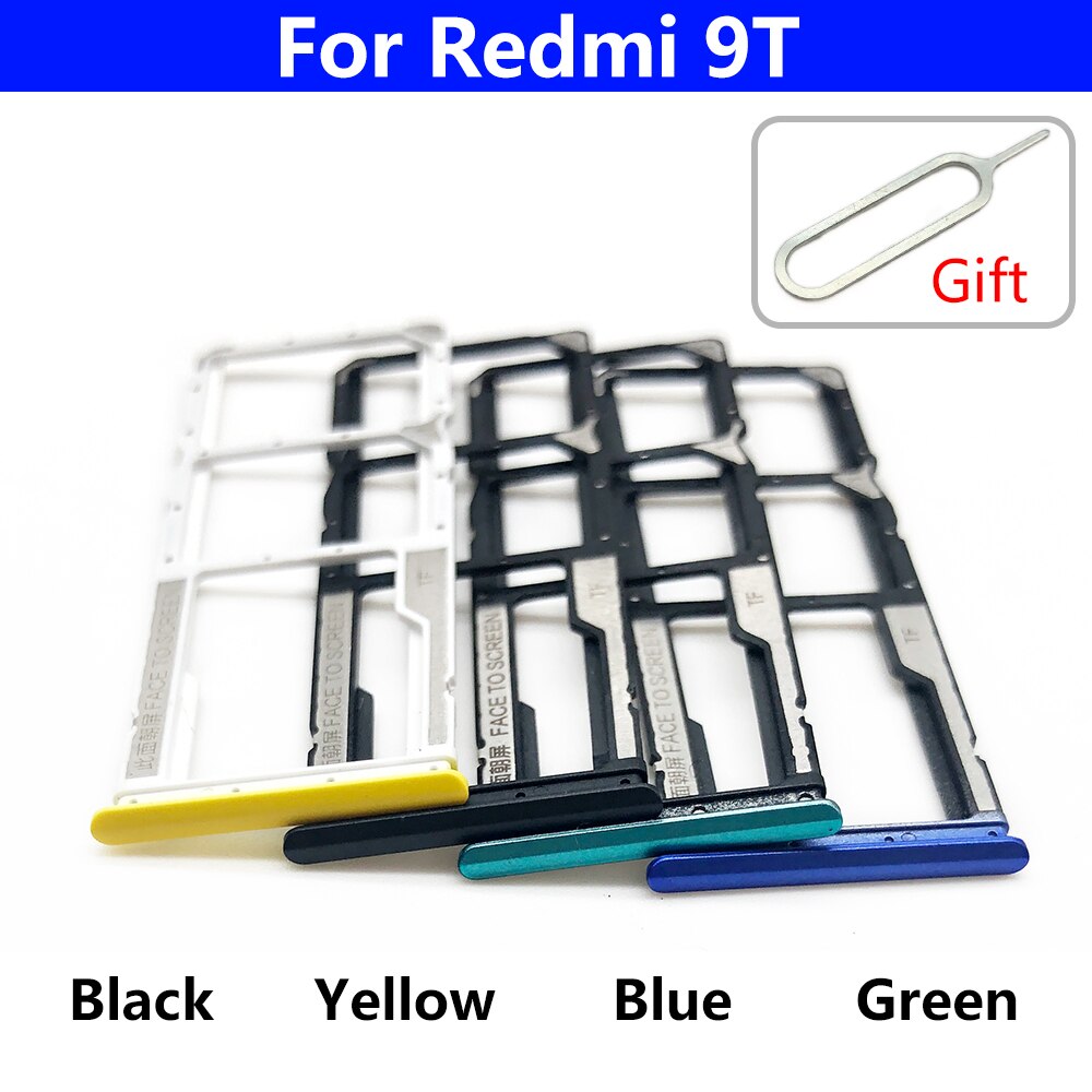 Micro Nano Sim Card Holder Tray Slot Houder Adapter Socket Voor Xiaomi Redmi 9A 9C 9T Vervangende Onderdelen