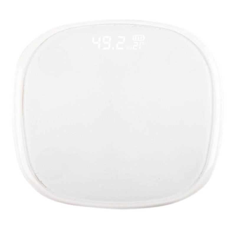 Body Fats Scale Smart Wireless Digital Weight Scale Body Composition Analyzer with App Bluetooth: White