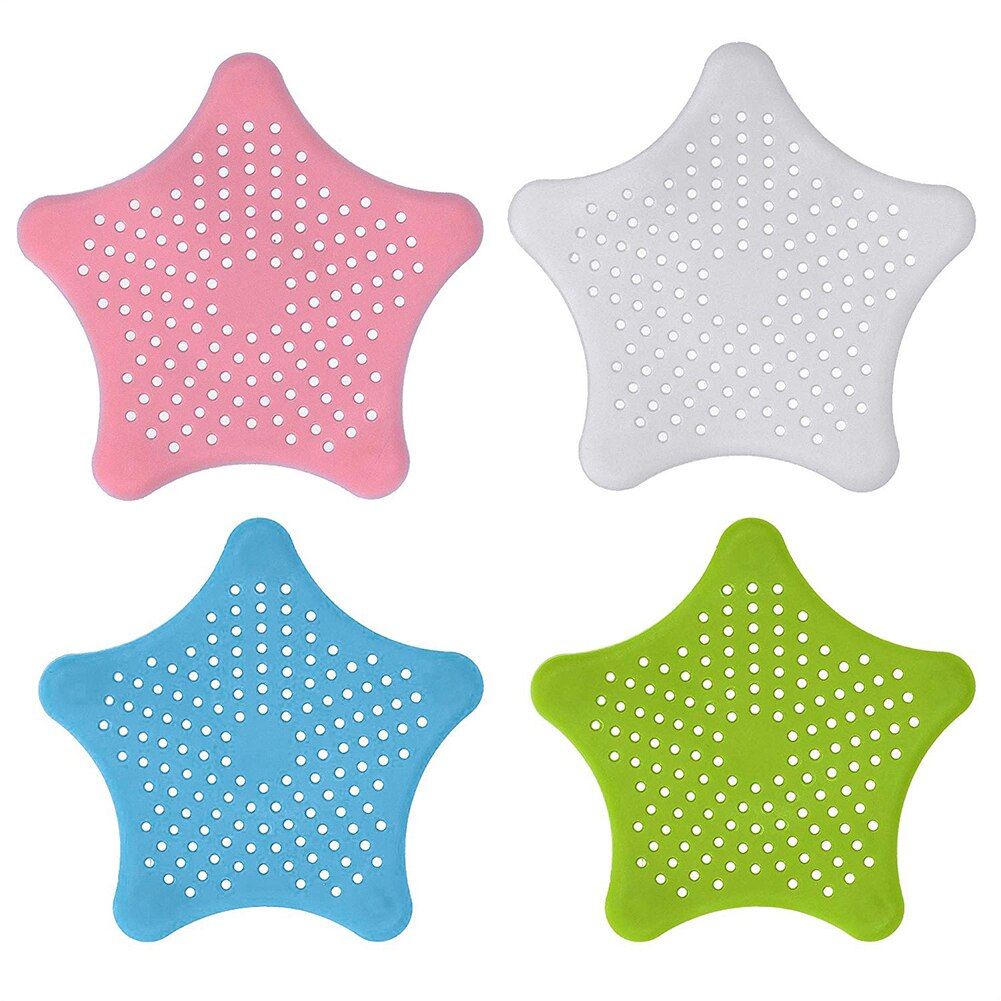 Femspiss stjerne kjøkken dusj anti-tilstopping gulv avløp filter vask sil bad dusj avløp vask sluk deksel