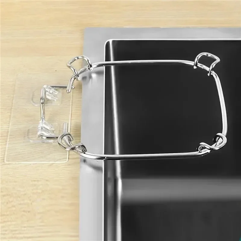 Disposable Food Scrap Sink Strainer Kitchen Sink Stainless Steel Drain Rack Garbage Strainer Rack Easy To Clean Universal Size