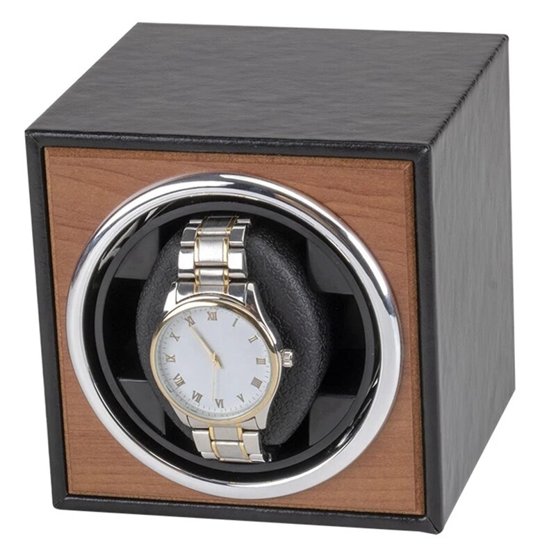Automatic Electric Winding Watch Box for Display Watch Accessories Retro Vertical Mini Box Watches Storage Box