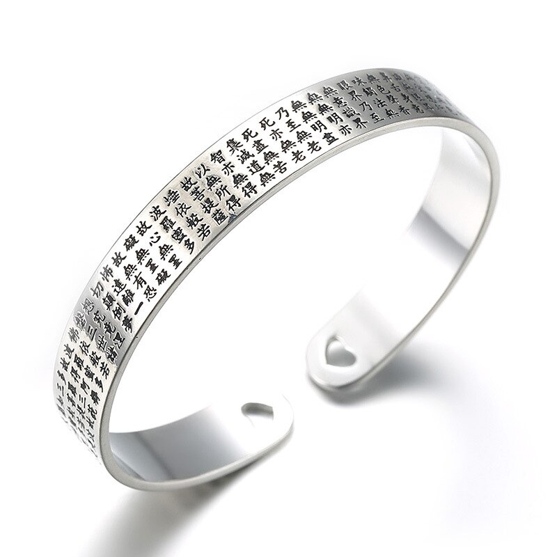 vintage 925 sterling zilver Mannen en vrouwen manchet armband bangles viking indian sieraden Eenvoudige pulseira: 8