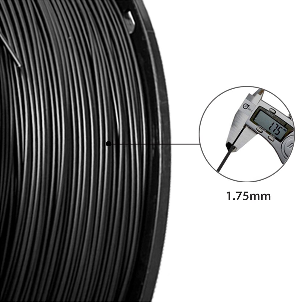 Enotepad PETG 3D Printer Filament Combo 2Rolls/Set 1.75mm Black Color PETG 3D Filament Consumables 1KG/2.2LBS