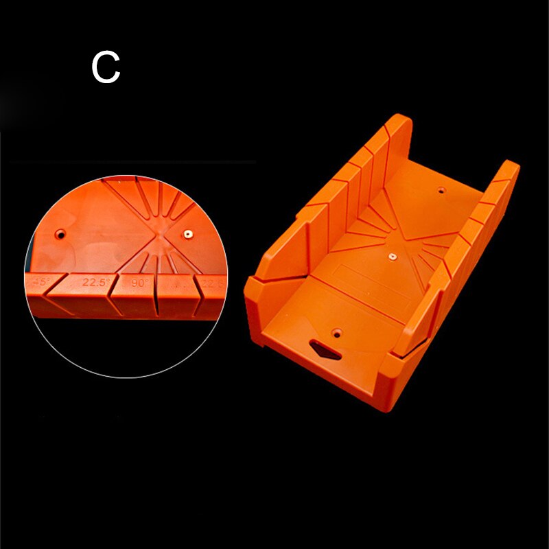 Newly Wood Angle Cutting Saw 0/22.5/45/90 Degree Clamping Mitre Box Cabinet Case Woodworking Tool XSD88: 125x310x80mm