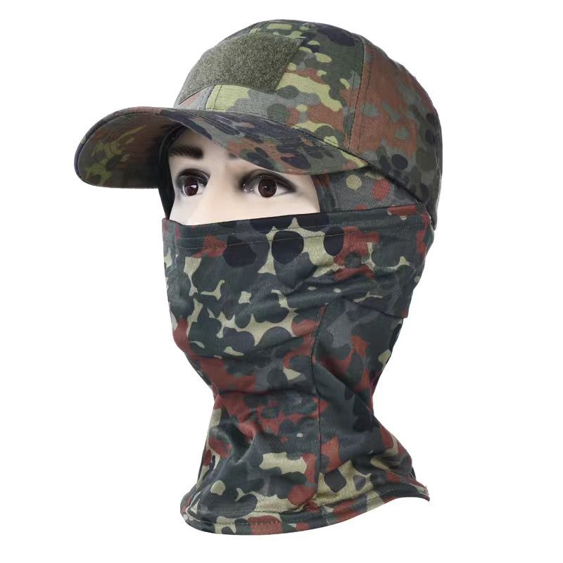 Gorras de béisbol tácticas para exteriores para hombres y mujeres, sombreros de sol Snapback a prueba de sol, pasamontañas de camuflaje informal, media máscara de esquí, 2024: Gris