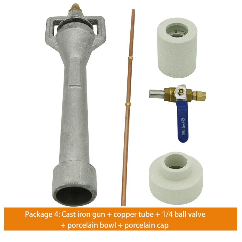 Venturi auto-amorçage brûleur four brûleur navette four naturel pistolet accessoires pistolet tête cuivre perle cuivre bouchon