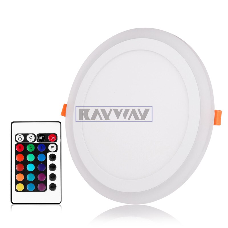 Ultra Thin LED Ceiling Light 24W Round Recessed Ceiling Lamp 85-265V LED Living Room Lights Modern Led Bulb For Bedroom Kitchen