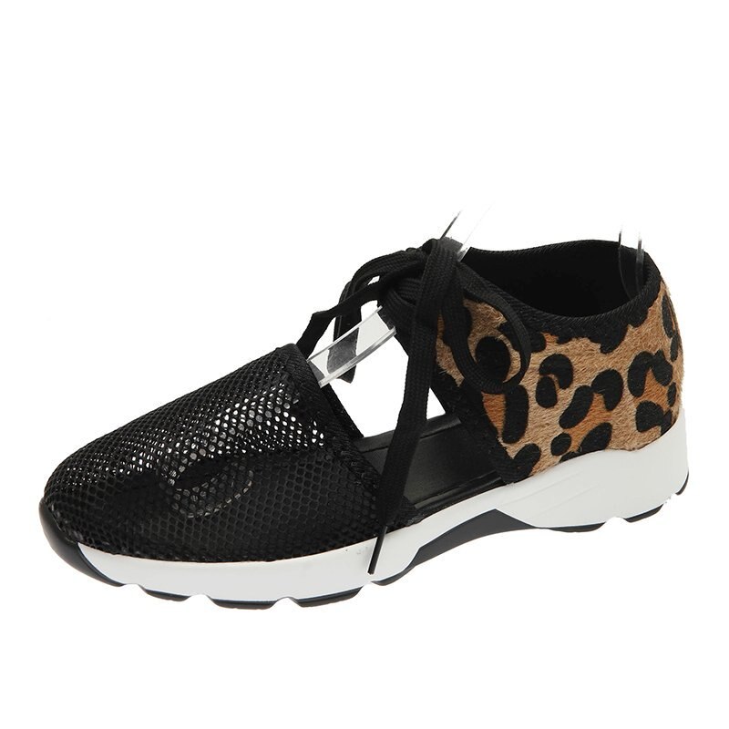 Vrouwen Casual Sandalen Mesh Stof Ademend Tas Wortel Riem Vrouwen Sandalen Vrouwen Sport Schoenen: Black / 35