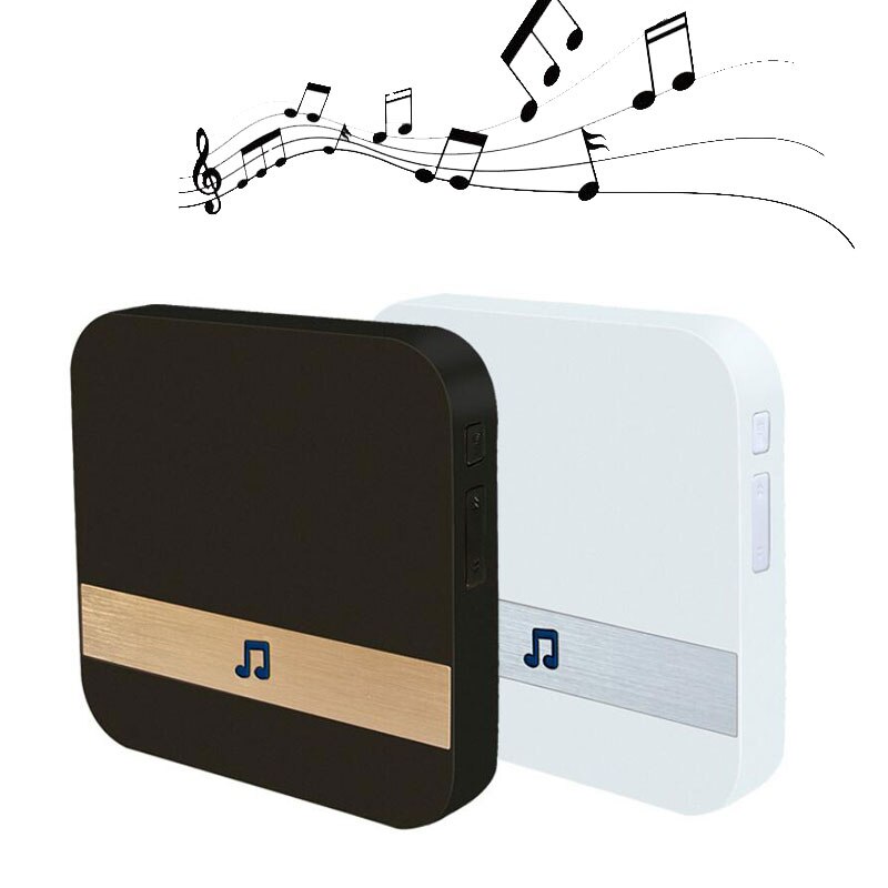 Wireless Doorbell Receiver Wi-fi Ring Bell AC 90V-250V 110dB EU/US Plug 433.92MHz 52 Chimes Optional