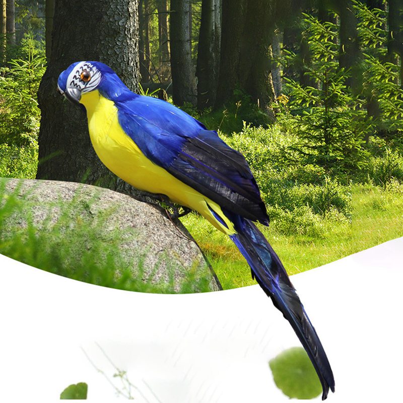 Garden Simulation Parrot Emulational parrot For Show Window Gardening Decorative Bird Garden Craftwork Decoration 1