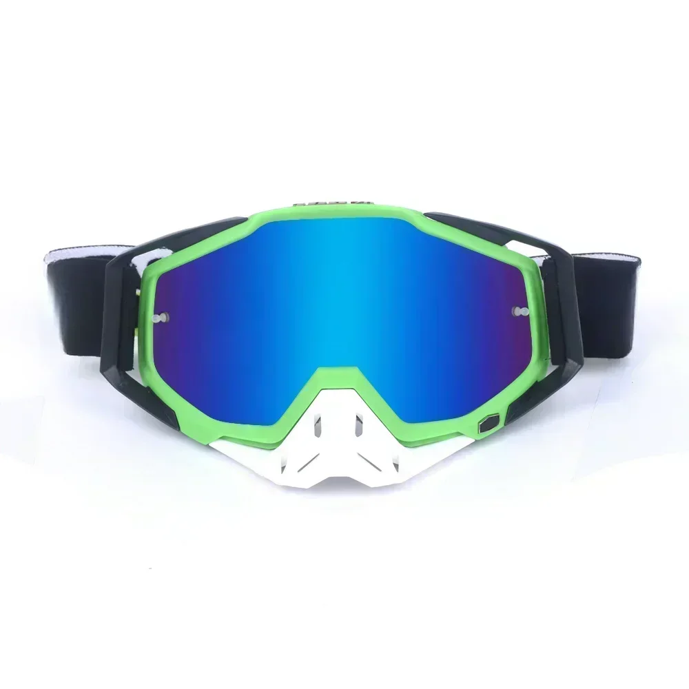 Motocrossglasögon motorcykelglasögon mask vindtät uv-skydd utomhus mtb klättring cykling sport skoter skidglasögon