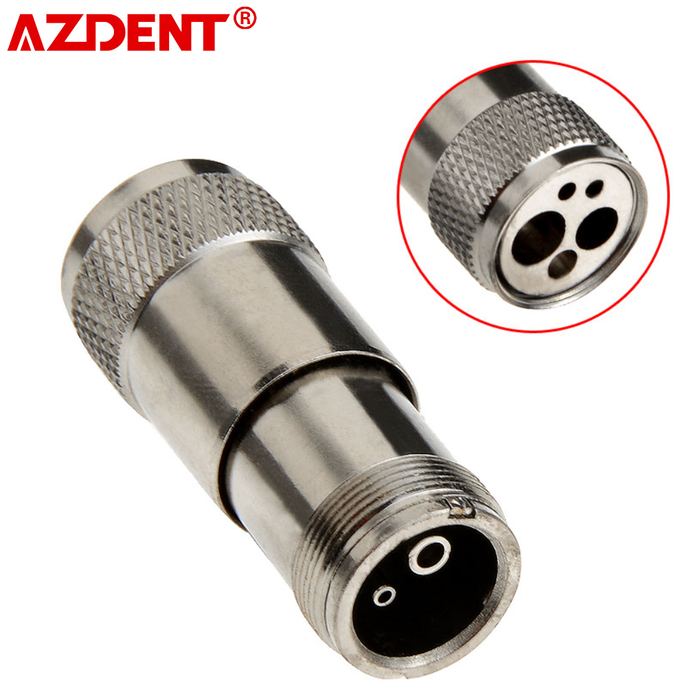 Adaptador de pieza de mano de turbina Dental, 2 agujeros, 4 agujeros, acoplador, convertidor de Motor, conector de conversión B2 M4 para dentistas