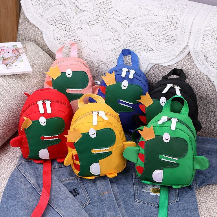 Anti-lost Children&#39;s Backpack Cute Cartoon Animal Dinosaur Backpack With Traction Rope Baby Child Safety Strap Walker Strap