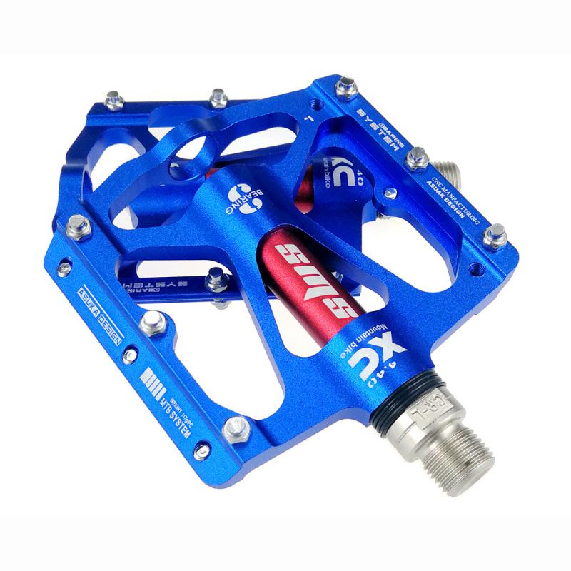 Bicycle Pedal Aluminum Alloy Mountain MTB Pedal Road Cycling Sealed 3 Bearings Pedals for BMX Ultra-Light Bicycle: A2