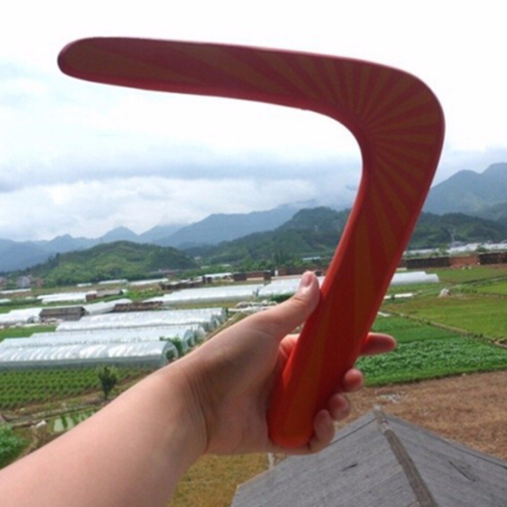 Outdoor Beach Games Classic Throwing Flying Toys Fun Boomerang Sports Flying Disc