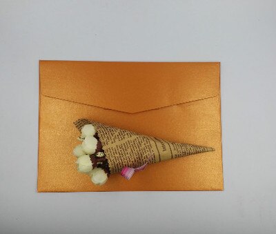 Sobres de papel perlado multicolor exquisito, 50 piezas, 23x16cm, invitación de negocios, sobres de invitación de de boda: copper