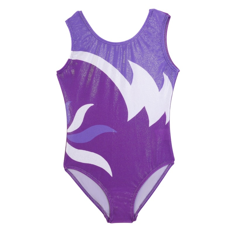 Girls Children Kids Gymnastics Suit Breathable Soft Color Sleeveless Matching Gymnastics Suit Dance Clothes