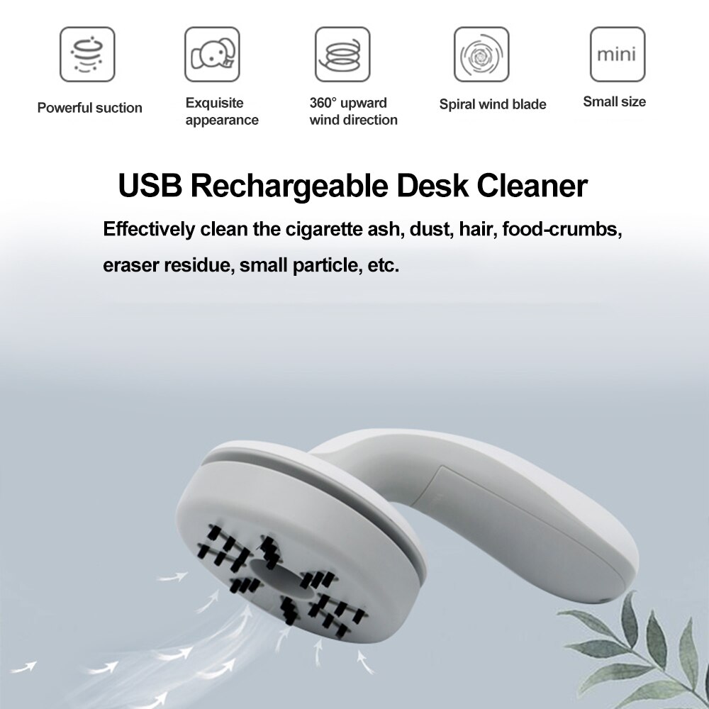 Mini Handheld Cleaner USB Rechargeable Desk Cleaner Cleaning Tool for Cleaning Desktop Keyboard Sofa Car Vacuum Cleaner Sucke