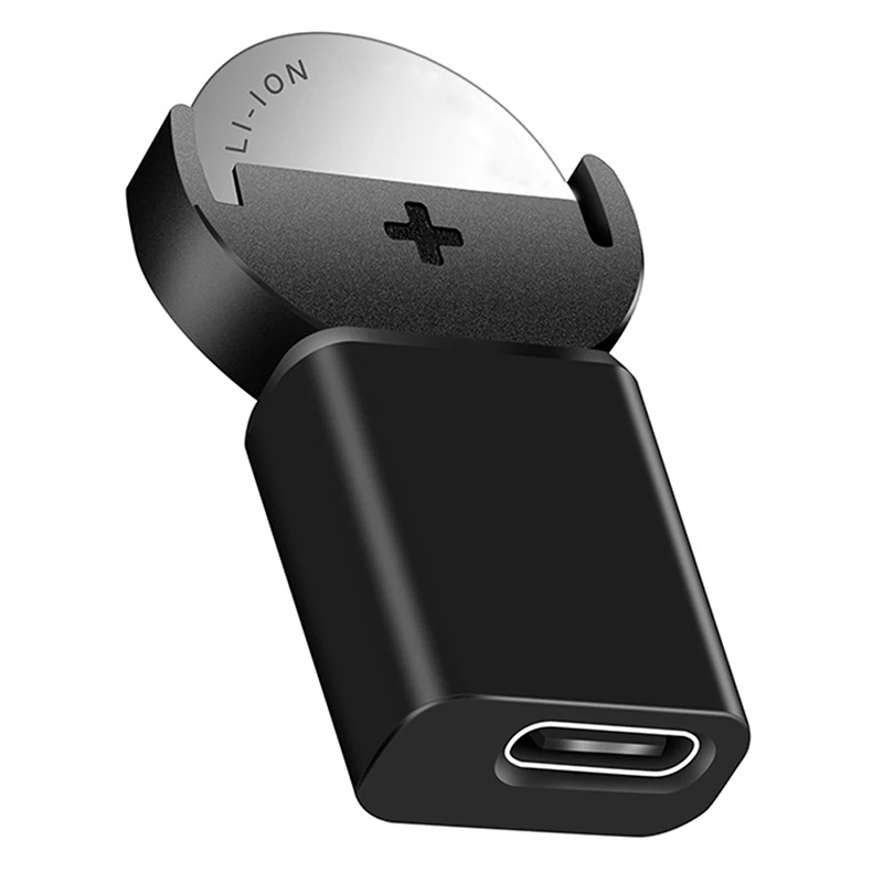 Prise USB type-c Li-ion LIR2032 LIR2025 ML2032 ML2025 CR2032, adaptateur de pile bouton, chargeur USB C, charge rapide