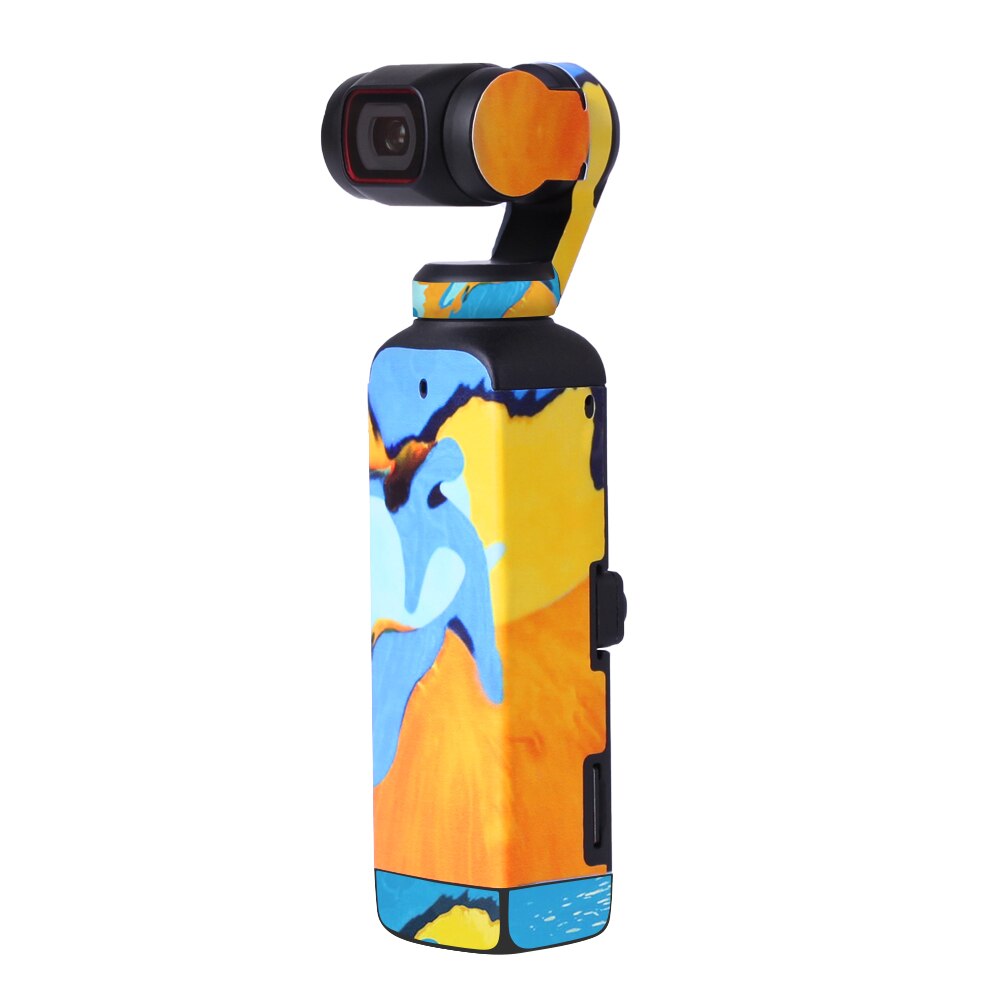 Colorful Decals Stickers Protective Film Waterproof PVC Body Case Cover For DJI OSMO Pocket 2 Handheld Gimbal Camera Accessories: Glod