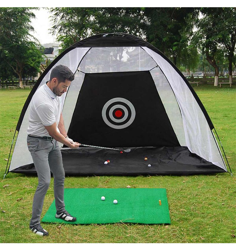 2m golf harjoitusverkko golf lyöntihäkki sisällä ulkona puutarha nurmi harjoitusteltta golfharjoittelu koti urheiluvälineet  xa147+ a