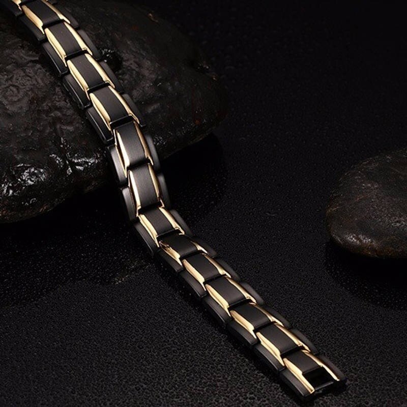 Bransoletki zdrowotne i bransolety bransoleta ze stali nierdzewnej 316L amulet ze stali nierdzewnej para biżuteria z wiszącą ozdobą codzienna bransoletka