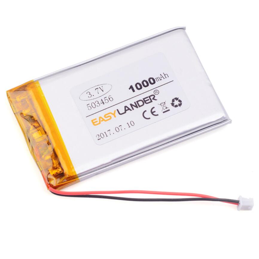 Polymer battery 503456 503356 3.7V 1000mah smart home MP3 speakers Li-ion battery For dvr GPS mp3 mp4 cell phone speaker 503455