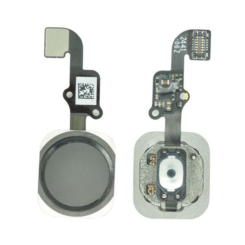 Return Back Home Button Assembly Flex Cable Sticker Menu Sensor Ribbon For iPhone 5s 6s 6 7 8 Plus SE Fingerprint No Touch ID