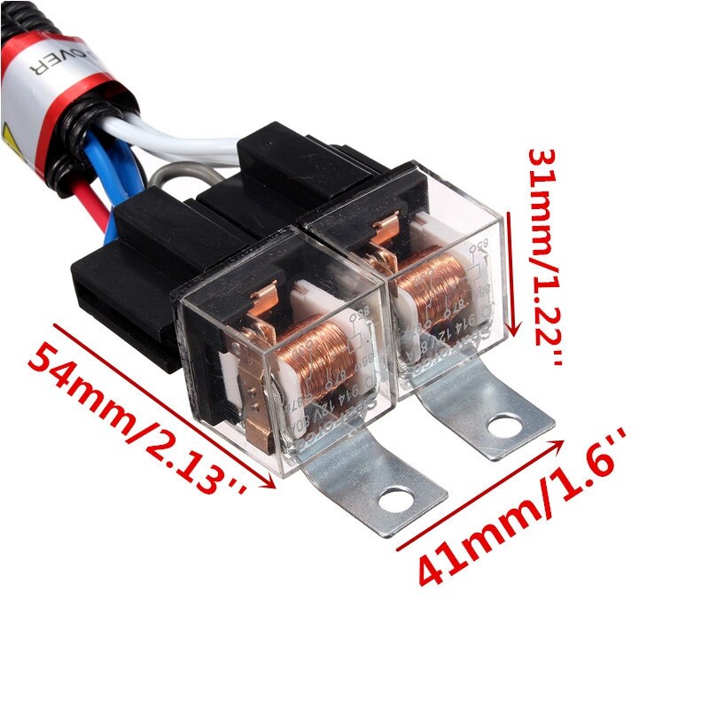 H4 Led Headlight Relay Wiring Relay Harness Car Light Bulb Socket Plug For Car Auto Headlight 2 Headlamp Light Bulb Socket Plug