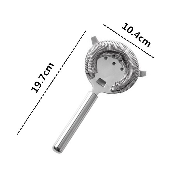 Colador de cóctel de barra de muelles dorados, de acero inoxidable, de lujo, colador de Bar, herramienta de Bar, colador de hielo de vino, percolador de Bar, 10 Uds.