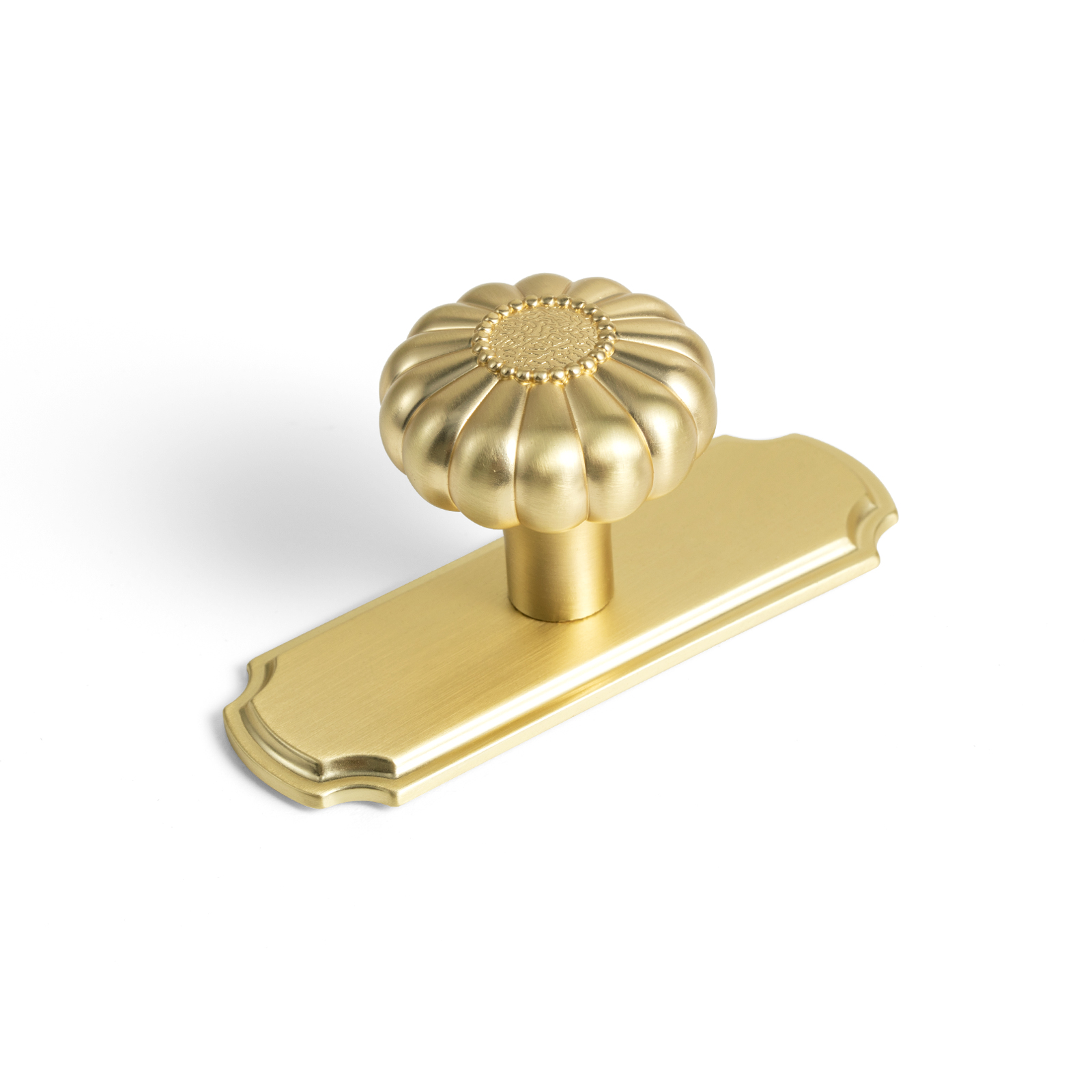 Stevige knop van zinklegering met basisbedekking, meubelgreep, kastknop en handgrepen van antiek messing