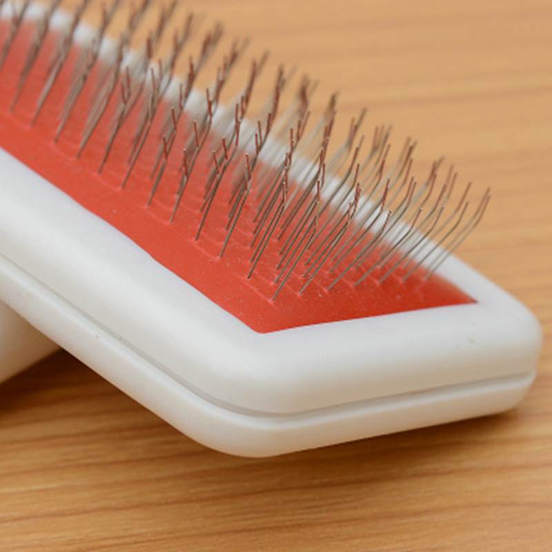 Saco de ar quente aperto filhote cachorro pente escova raspador cachorro slicker escova gilling limpeza rápida grooming ferramentas produtos para animais estimação