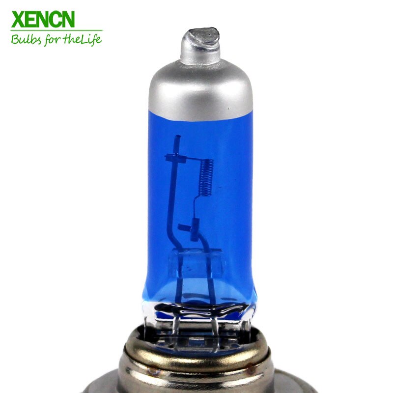 Xencn  h7 12v 100w 5300k blå diamant lys off road brug bil forlygte høj effekt uv filter halogen super hvid forlygte 2 pos