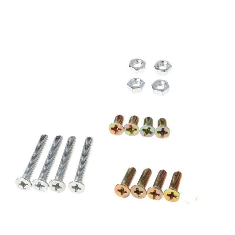 235 x 120 x 8mm bordplade aluminium bordindsatsplade  + 4 ringe skruer til træbearbejdningsbænke trimmer graveringsmaskine