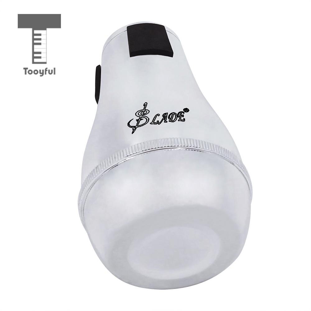 Tooyful duurzame oefendemper voor rechte demper, sourdine voor alt-tenortrombone, accessoire zilver