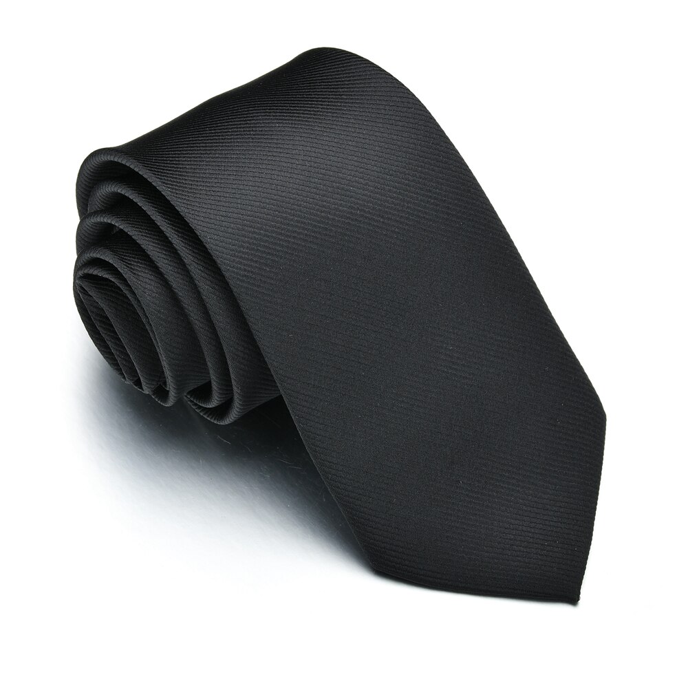 Klassiske mænd forretning formelle bryllup slips 8cm stribet hals slips skjorte kjole tilbehør: 6