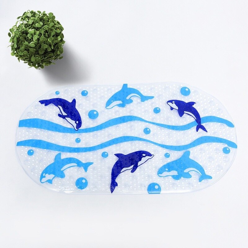 Antislip baby bad speelmat peuter speelgoed antibacterieel bad douche cartoon mat duurzaam schimmelbestendig 27 x 15 inch: Stijl 9