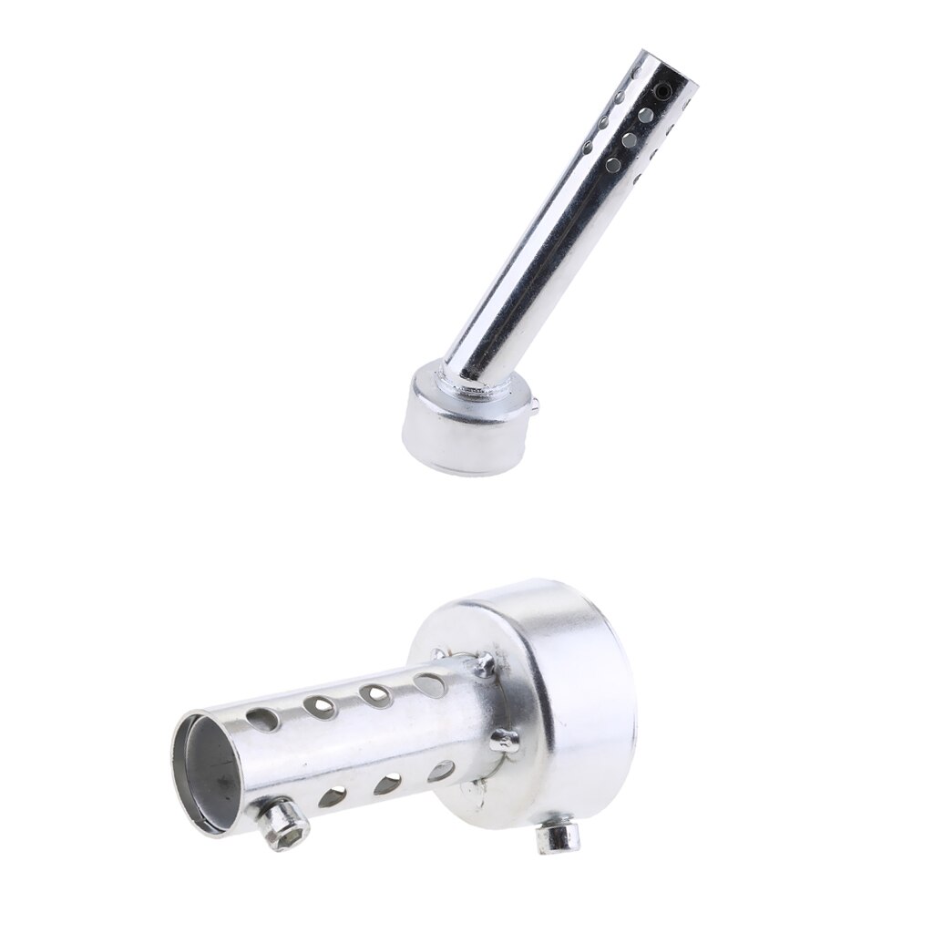 2x Universal Metal Exhaust Baffle - 48mm DB Killer - Deep Noise Reducer