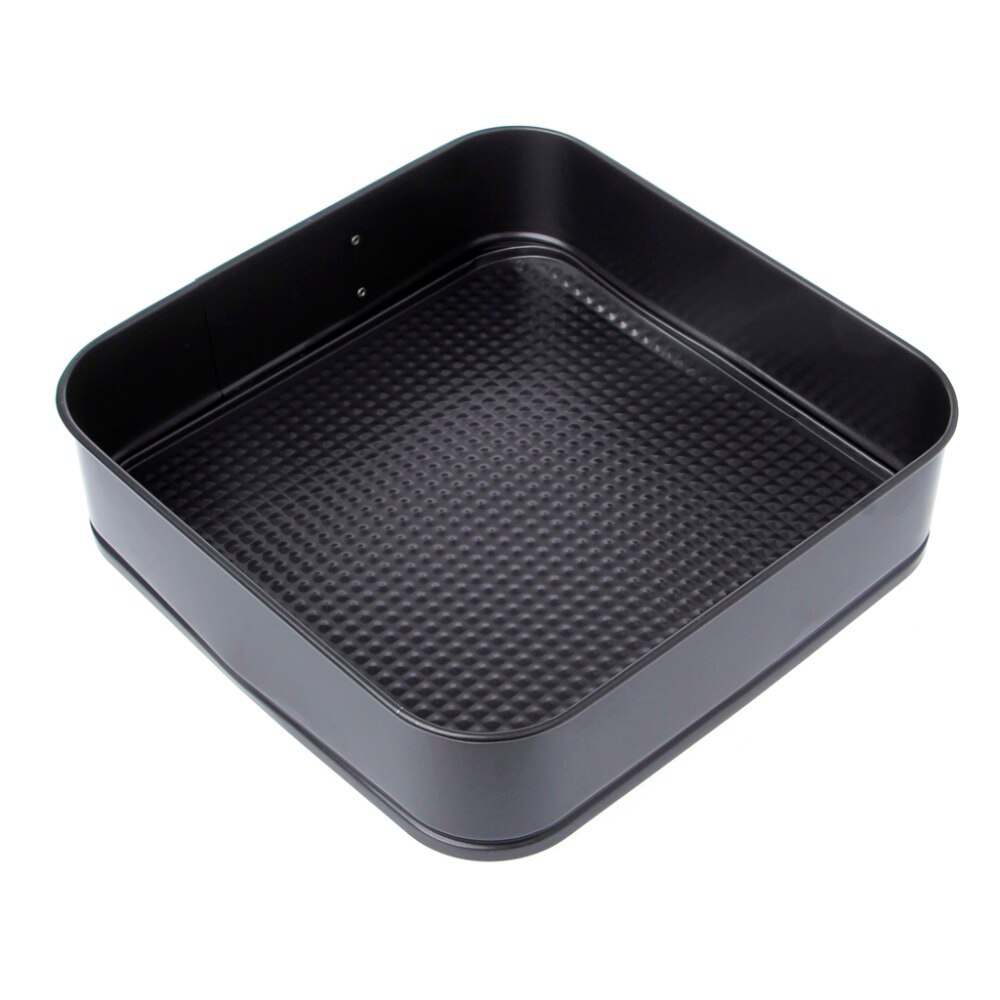 3 stk rustfritt stål hjerte / rund / firkantet springform kakebakeform ikke-pinne bakeware form matlagingsverktøy bunn spenner
