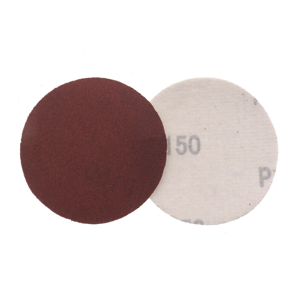 Disco de lixa para lixa de metal e madeira, 60 a 2000mm de óxido de alumínio com gancho e laço de secagem, disco de lixar metal e madeira: 150 Grit / 15 Pcs