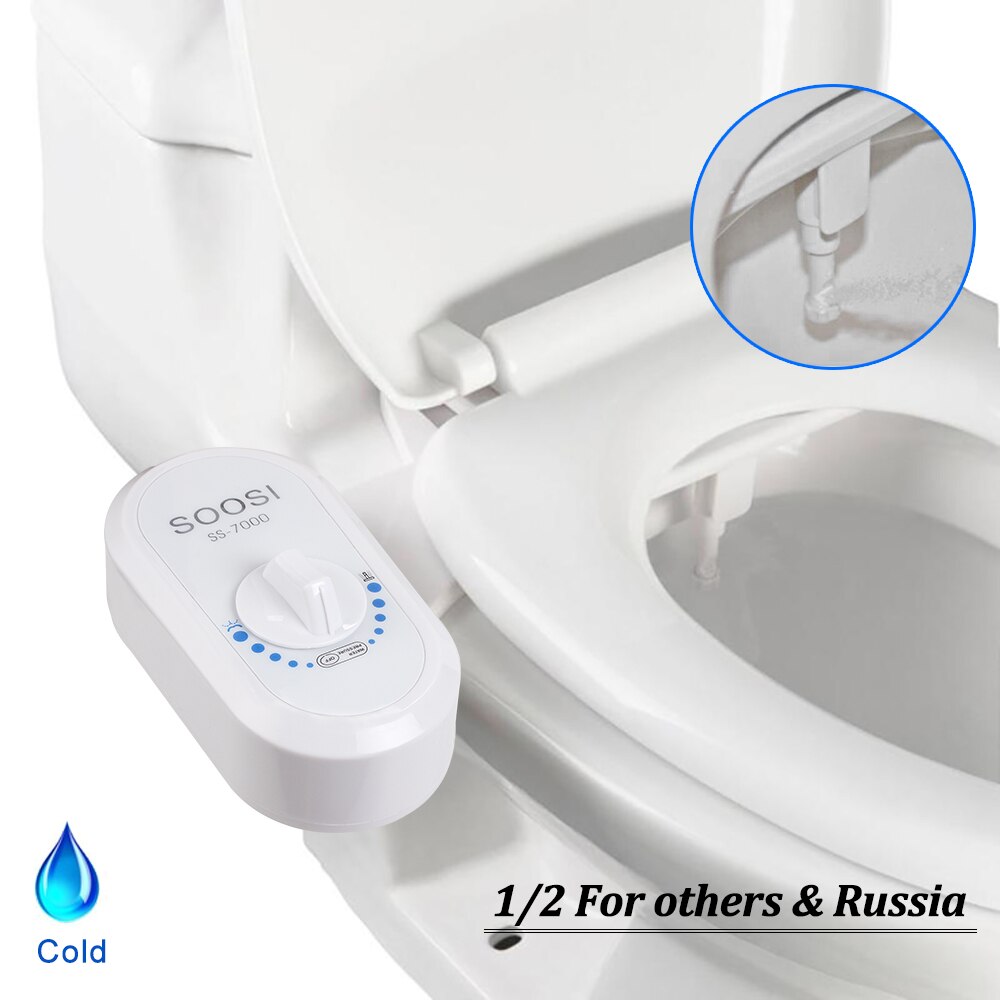 bidet non elettrico attacco sedile wc con ugello autopulente ugello singolo lavaggio musulmano doccia meccanica semplice: SS-7000 1 2 Others