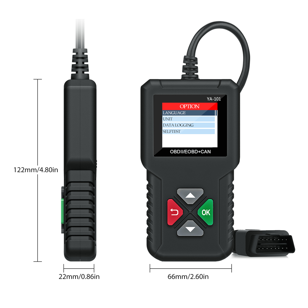 YA101 OBD2 Auto Diagnostische Scanner Universeel OBD-hulpprogramma voor autodiagnose Controleer motor Auto Auto Code Reader Scanhulpmiddelen PK 3001 CR319