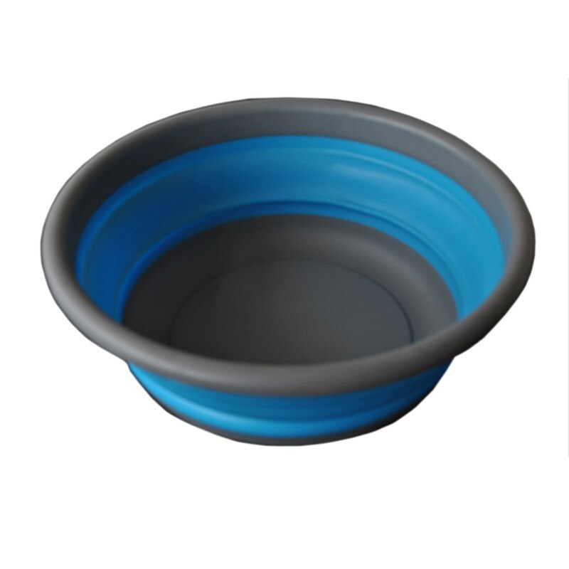 Portable Basin Travel Foldable Washbasin Camping Washbasin bassine plastique Bucket Bowl Storage Washing Basin 10L washing basin: 02