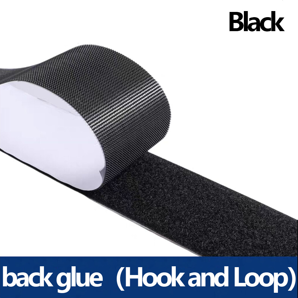 Hook & Loop Tape20-50mm Wide, Magic Sticker Tape, Double Sided Self Adhesive Tape For Picture Frames, Mosquito Nets, Carpets, DI
