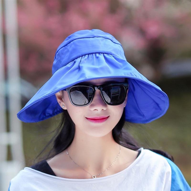Wide Large Brim Hat Summer UV Protection Thin Hat ... – Grandado