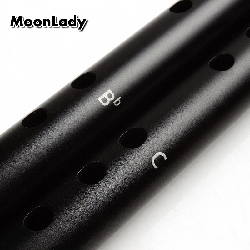 C/B flat Key Classical Vertical Flute Aluminum Alloy Metal XIAO Musical Instrument Entry Level Flute for Beginner